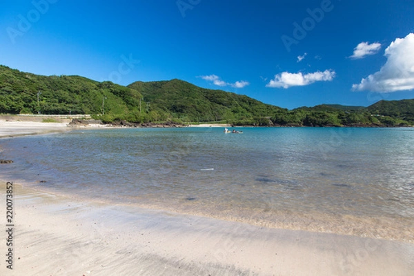 Obraz 長崎県の海水浴場　根獅子　人津久