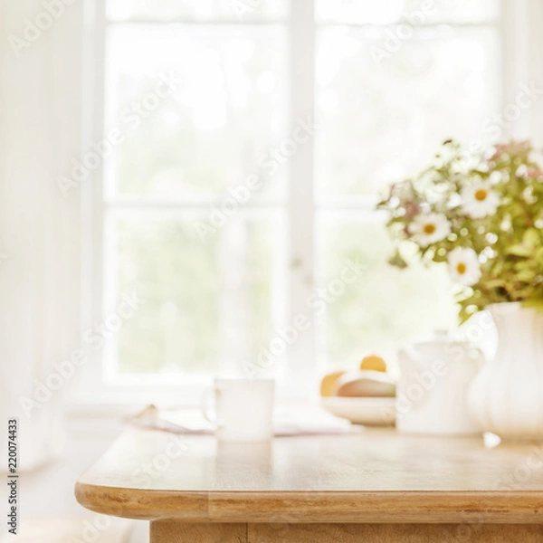 Obraz Home Kitchen Table Background