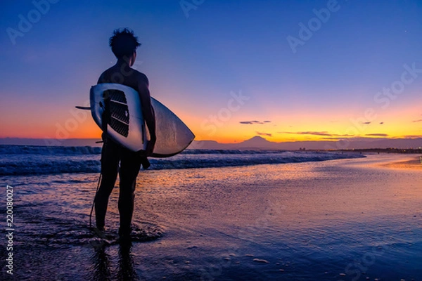 Obraz 夏の湘南サーファー