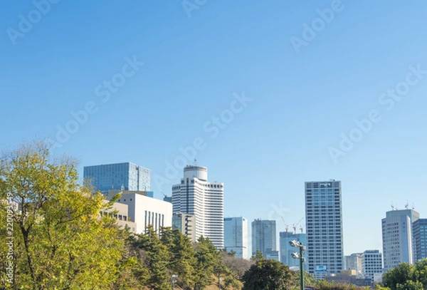 Obraz 四谷駅から見える赤坂見附方面の風景