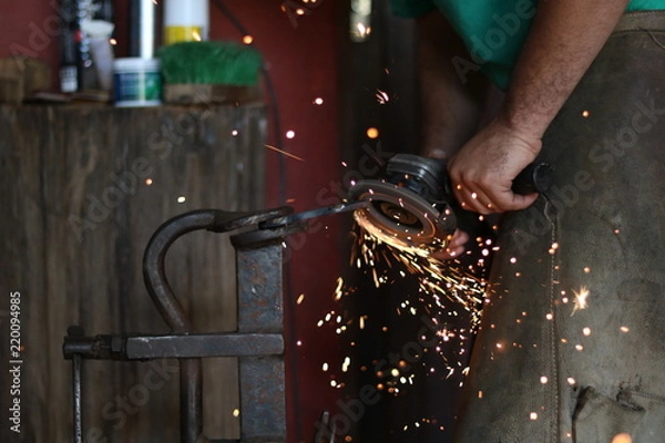 Obraz Horse Ferrier working