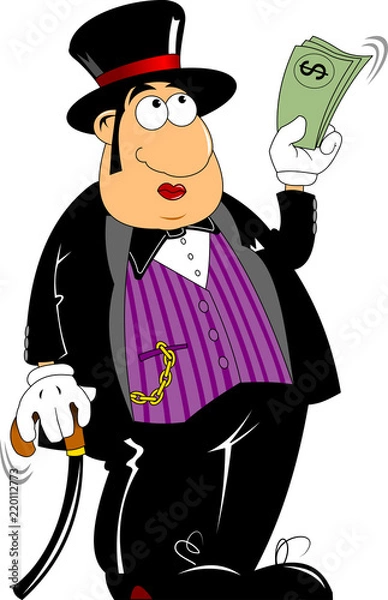 Obraz rich man in a tuxedo