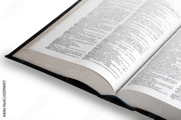 Fototapeta Open Book - Close Up