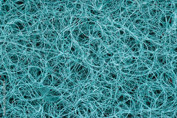 Fototapeta Synthetic plastic threads