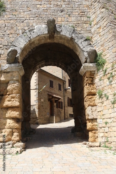 Obraz Volterra, porta dell'Arco