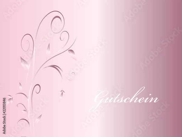 Fototapeta Gutschein