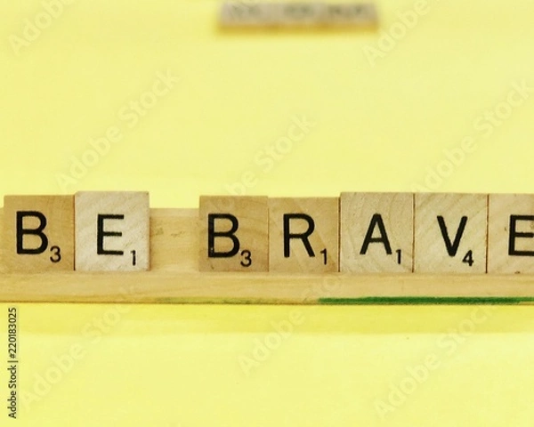 Obraz be brave