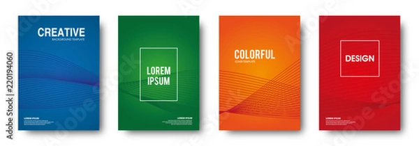 Fototapeta minimal abstract cover design. future geometric patterns.