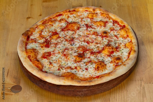 Fototapeta Pizza with cheese