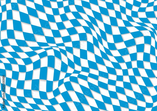 Fototapeta Oktoberfest abstract geometric wavy pattern