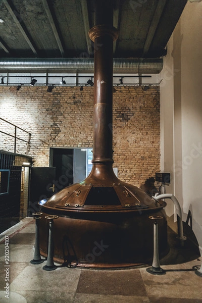 Obraz Vintage beer brewery 