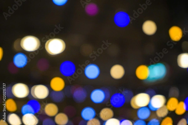 Fototapeta Abstract Light Bokeh Background.