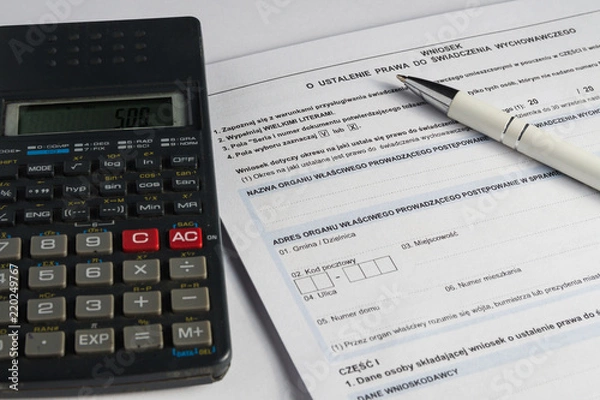 Obraz Wniosek 500 plus