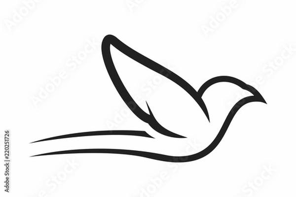 Fototapeta Logo ptaka