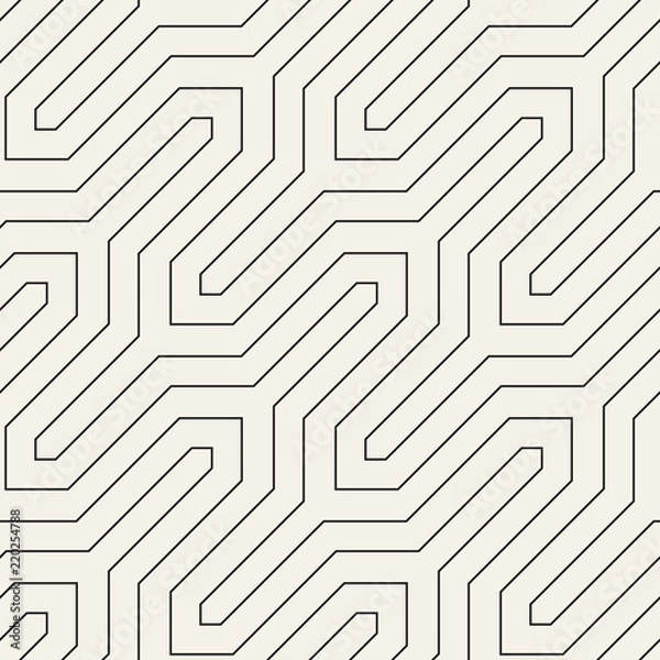 Obraz Vector seamless pattern. Modern stylish abstract texture. Repeating geometric tiles..