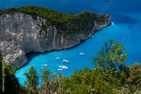 Obraz Shipwreck Beach, Zakynthos