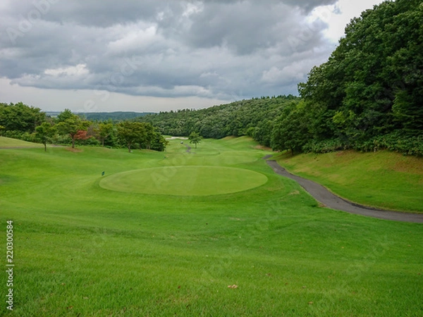 Fototapeta キレイに整備されたゴルフコース