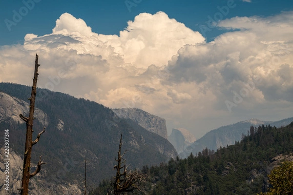 Fototapeta yosemite clouds