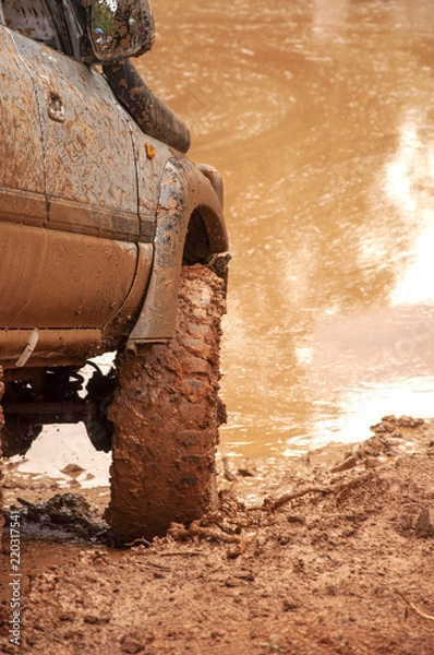 Fototapeta off road competition