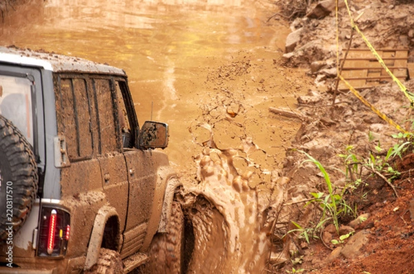 Obraz off road competition