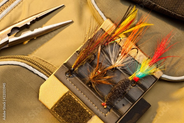 Obraz fishing accessories