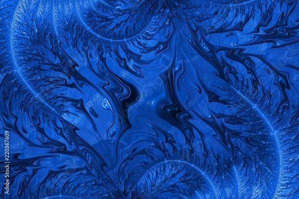 Fototapeta Abstract textured royal blue background
