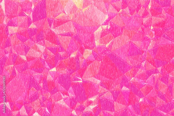 Fototapeta Beautiful abstract illustration of red, purple and magenta Color Pencil with big coverage paint. Nice background for your work.