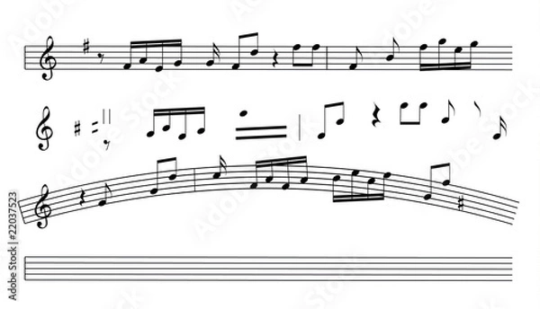 Obraz Music notes