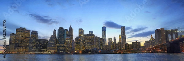 Obraz Panoramiczny Nowy Jork