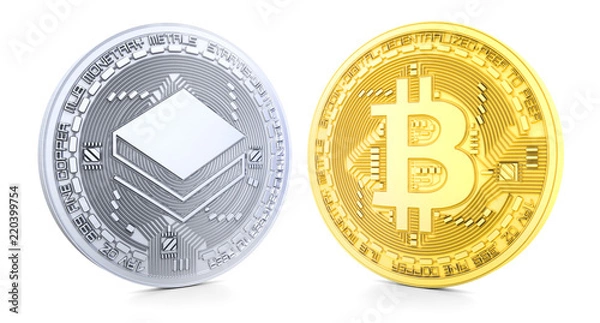 Obraz Bitcoin and Stratis