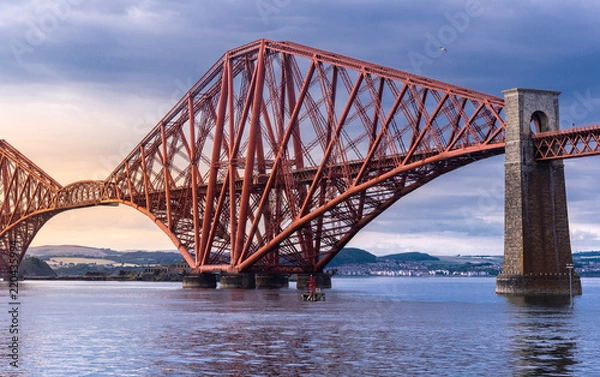 Fototapeta The Forth bridge Edinburgh