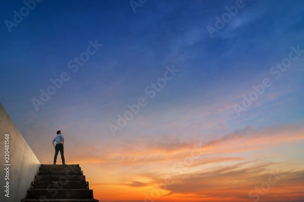 Fototapeta into success.