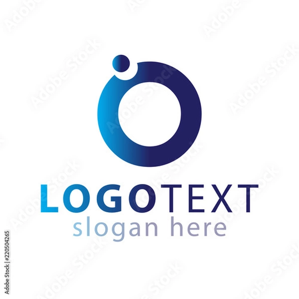 Fototapeta O Initial letter logo vector