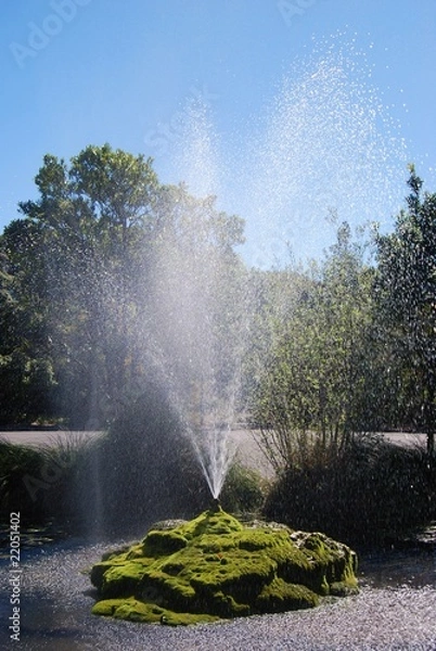 Fototapeta Wasserfontäne