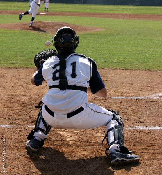 Fototapeta Baseball Action