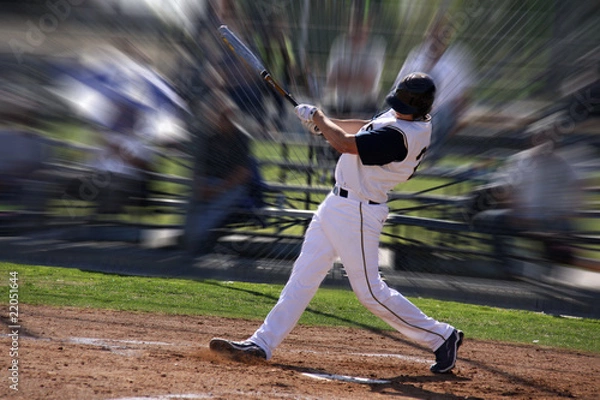 Fototapeta Baseball Action