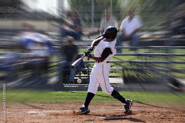 Fototapeta baseball Action
