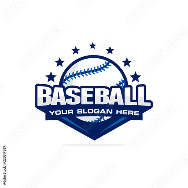 Obraz Baseball Logo Vector