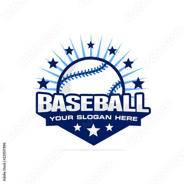 Obraz Baseball Logo Vector