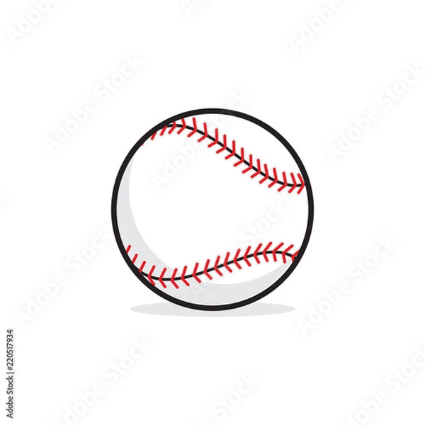 Obraz Baseball Ball Vector