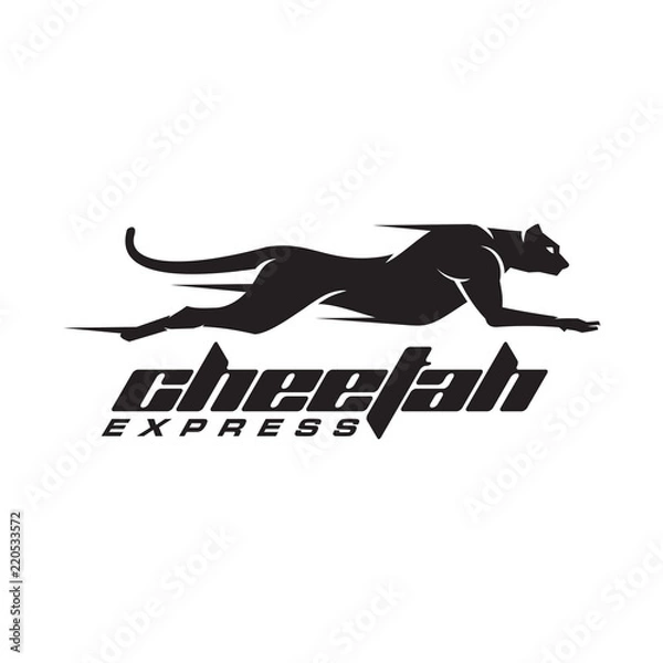 Obraz Cheetah Logo Vector