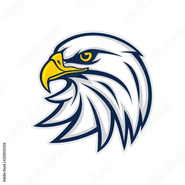 Obraz Wektor Logo głowa orła