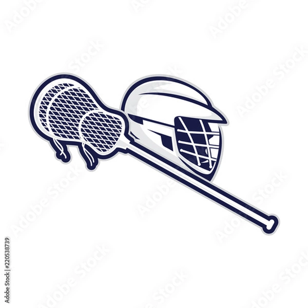 Fototapeta Lacrosse Logo Vector