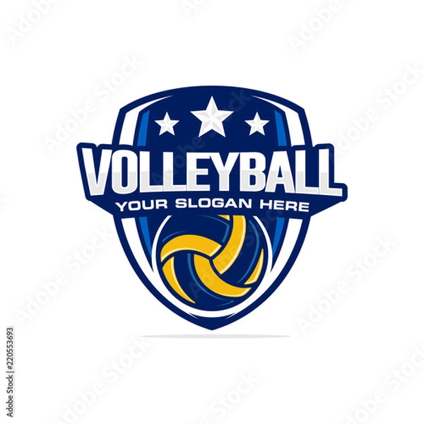 Fototapeta Volleyball Logo Vector
