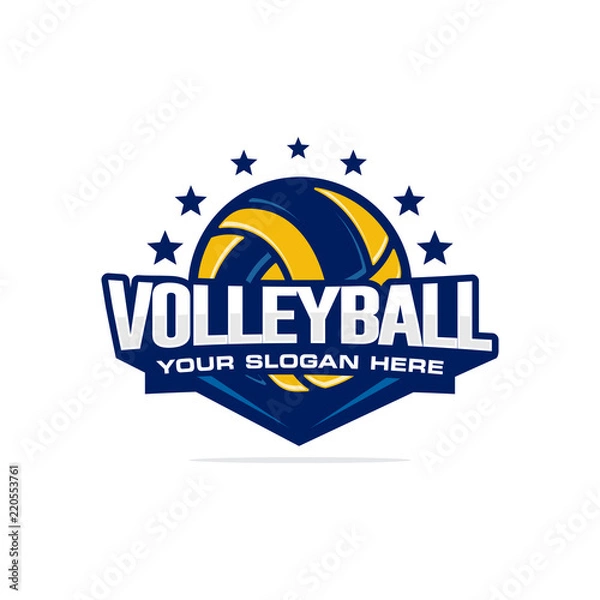 Obraz Volleyball Logo Vector