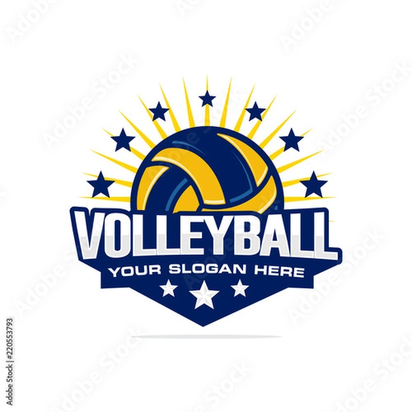 Obraz Volleyball Logo Vector