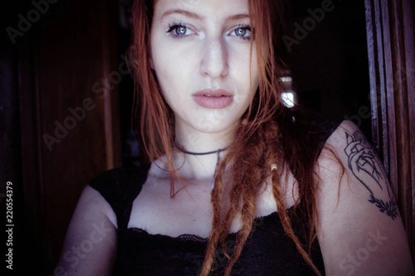 Fototapeta redhead
