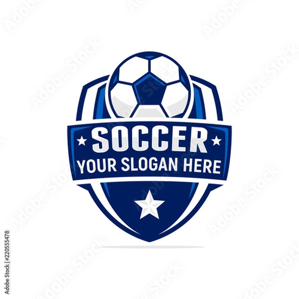 Obraz Soccer Logo Vector