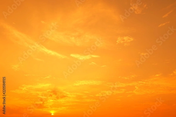 Obraz 夏　晩夏　空イメージ