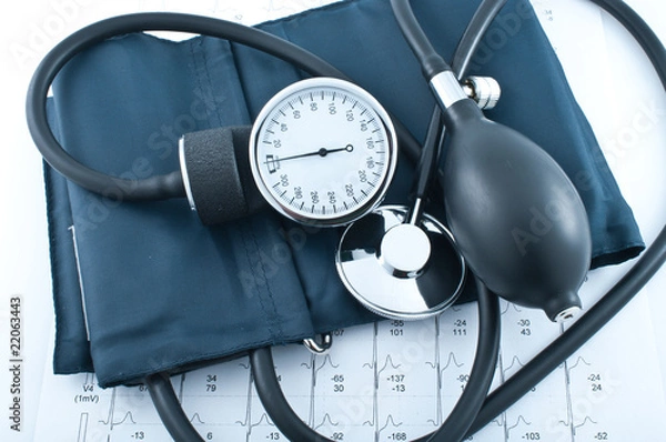 Obraz Manometer, stethoscope